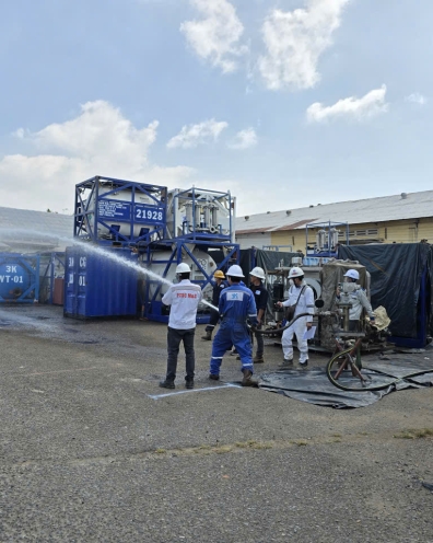 FOAM HOSE REEL TESTING SERVIES  FOR VIETNAM  BLOCK B GAS PROJECT (2025)
